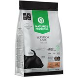 Nature's Protection Superior Care Adult Dark coat hrana za crne i tamne pse Small breeds - Jagnjetina 1.5kg Cene