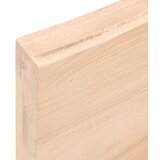 Stenska polica 220x40x(2-6) cm neobdelana trdna hrast | Shoptok.si