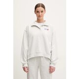 New Balance Bombažen pulover ženski, siva barva, WT51513AHH | Shoptok.si