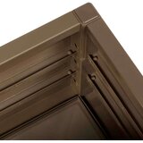  Kutija za cvijeće u vrtu Smeđa 80 x 36 x 35 cm Polipropilen - Smeđa 80 x 36 x 35 cm | shoptok.hr