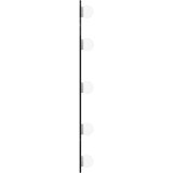 Zidno ogledalo s LED svjetlima 15 x 40 cm stakleno ovalno | Eponuda.ba