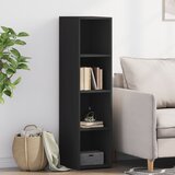  The Living Store Visoka omara črna 30x41x124 cm inženirski les - Visoka Omara, (21496163) Cene
