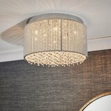  Endon 81980 - Kristalno plafonsko svetlo GALINA 10xG9/25W/230V matni hrom | Eponuda.com
