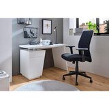Hom`in pisalna miza kovina, leseni material bela, barve kroma | Shoptok.si