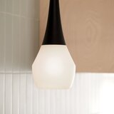  Kichler KL-DEELA-P-BK - Luster na stalku DEELA 1xE27/60W/230V prečnik 17,8 cm crna | Eponuda.com