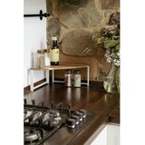 Wenko 53026100 - Polica LOUISA 30x30 cm bela/braon | Eponuda.com