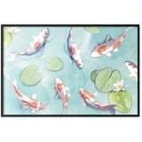  Plakat - Pond in Japan 90x60 Crni okvir | shoptok.hr