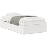 vidaXL Okvir za krevet bijeli 90 x 190 cm od masivne borovine Cijene