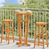  Vrtni barski stol Ø 60 x 105 cm od masivnog bagremovog drva | shoptok.hr
