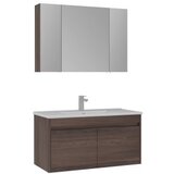 Hanah home Kupatilski ormarić sa umivaonikom i ogledalom (2 komada) Side 100 v3 638 | Eponuda.com