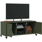 vidaXL TV ormarić maslinastozeleni 100,5 x 39 x 43,5 cm čelični | shoptok.hr