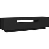 vidaXL TV omarica z LED lučkami črna 160x35x40 cm | Shoptok.si