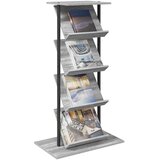  Polica za časopise s policom Siva Sonoma 68 x 40 x 123.5 cm | Eponuda.com