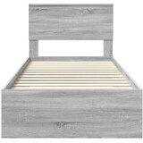  Okvir za krevet Siva Sonoma 90 x 200 cm Konstruirano drvo | shoptok.hr