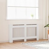 Bijeli konstruirano drvo Zaštitni Pokrov za Radijator 152 cm | shoptok.hr
