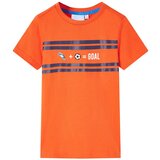 vidaXL Otroška majica temno oranžna 140 Cene