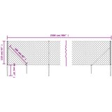  Žičana ograda sa šiljastim držačima antracit 1,1 x 25 m | shoptok.hr