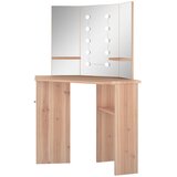  Kutni toaletni stolić LED boja hrasta 111 x 54 x 141,5 cm | Eponuda.ba