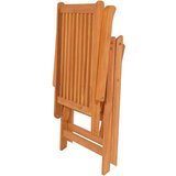 vidaXL 7-dijelni vrtni blagovaonski set od masivne tikovine | shoptok.hr