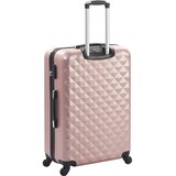  3-dijelni set čvrstih kovčega ružičasto-zlatni ABS | shoptok.hr