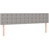  Krevet box spring s madracem LED svjetlosivi 160x200 cm tkanina | shoptok.hr