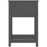  Sadilica s policom siva 54x54x81 cm od masivne borovine | Eponuda.com