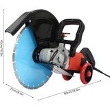 SupplySwap Električna betonska žaga, 4000W moč, 3000 RPM hitrost, Modrá, Eu vtič, (5000219852) | Shoptok.si