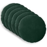  Presvlaka za jastuk 6 pcs HEERLEN Tamnozelena Ø 50 cm Baršun | shoptok.hr