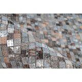 Kayoom RAVNO TKANA PREPROGA Finish 125 Grau / Silber 120/170 cm siva, srebrne barve | Shoptok.si