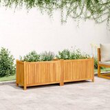  Vrtna sadilica s oblogom 153x38,5x50cm od masivnog drva bagrema | Eponuda.com
