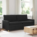 SOFA Crna 196 x 81 x 87,5 cm Tkanina Cijene