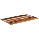  Pravokutna stolna ploča 60 x 100 cm 15 - 16 mm obnovljeno drvo | shoptok.hr