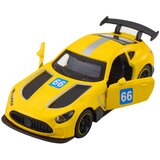 Race Car Metal Drive Opening Doors Yellow 1:43 | shoptok.hr