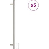  Ručke za ormarić 5 kom srebrne 320 mm od nehrđajućeg čelika | shoptok.hr