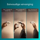 Philips ugradna stropna svetiljka PERIDOT 1xGU10/7W/230V srebrna | Eponuda.com