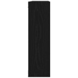  Zidna polica crni hrast 75x16x55 cm inženjerski drvo | Eponuda.com