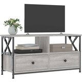 TV omarica siva sonoma 90x33x45 cm inženirski les in železo, (20733365) | Shoptok.si