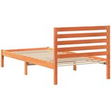  Krevetna konstrukcija s uzglavljem Vosak smeđa 90 x 200 cm | shoptok.hr