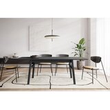 Woodman Raztegljiva jedilna miza z dodatno ploščo v hrastovem dekorju 90x180 cm Curved – | Shoptok.si