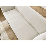 Bobochic Paris Bež sedežna garnitura iz rebrastega žameta 242 cm Giorgia – | Shoptok.si