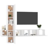  5-dijelni set TV ormarića bijeli od iverice | shoptok.hr