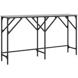  The Living Store Konzolna mizica siva sonoma 140x29x75 cm inženirski les - Konzolna Mizica, (21502318) | Shoptok.si