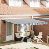 vidaXL retraktilna tenda antracitna in bela 400x300 cm Cene