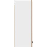 Viseći ormarić Umjetnički hrast i bijela 30 x 31 x 80 cm | shoptok.hr