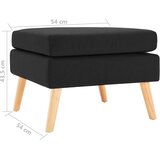  Tabure od tkanine crni | shoptok.hr