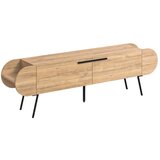 Marckeric TV omarica v hrastovem dekorju v naravni barvi 195x57 cm Saluso – Cene