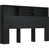 The Living Store Vzglavna omarica črna 160x19x103,5 cm - Vzglavna Omarica, (21418375) | Shoptok.si