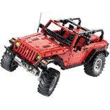 Lean_Toys Kocke za sestavljanje daljinsko voden terenski avtomobil Red CADA 1941 Elements | Shoptok.si