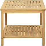  Bocni stol Prirodna nafta 50 x 35 x 45 cm Čvrsto drvo akacije | shoptok.hr