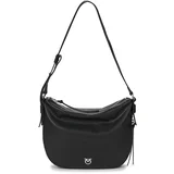 Torbice za na ramo HOBO ZIP AROUND CLASSIC VITELLO BIKER Črna